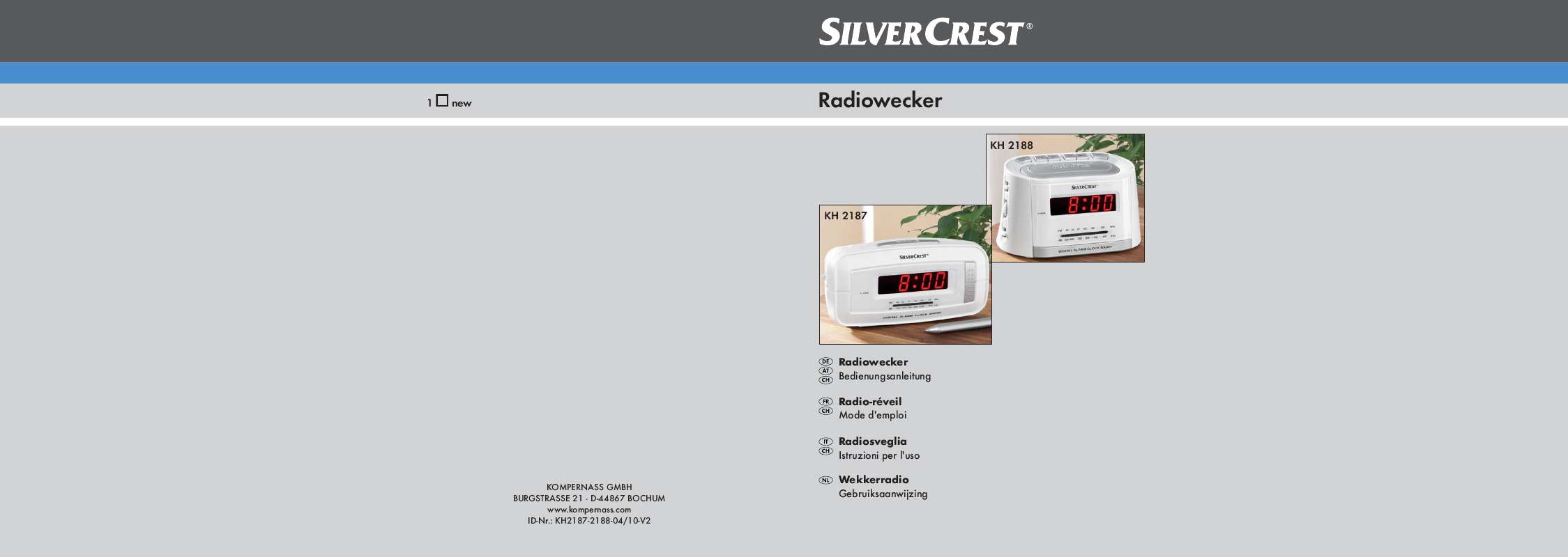 Notice SILVERCREST KH 2188 CLOCK RADIO Trouver une solution à un